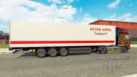 Peter Appel de la piel para remolques para Euro Truck Simulator 2