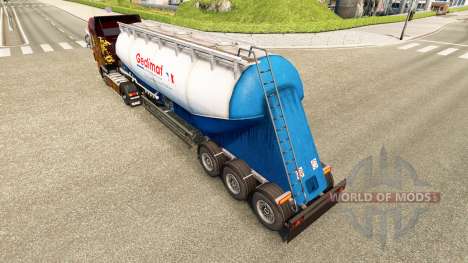 La piel Gedimat cemento semi-remolque para Euro Truck Simulator 2