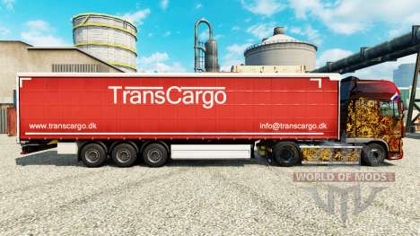 TransCargo de la piel para remolques para Euro Truck Simulator 2