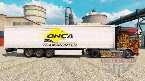 Onca Transportes de la piel para remolques para Euro Truck Simulator 2