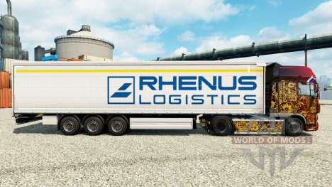Rhenus Logistics piel para remolques para Euro Truck Simulator 2
