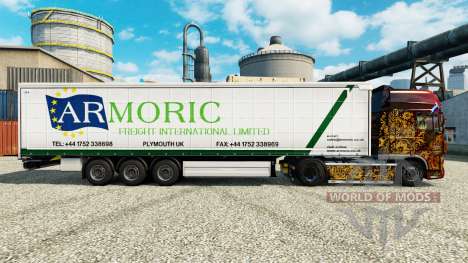 La piel Armoric de Flete Internacional en el rem para Euro Truck Simulator 2