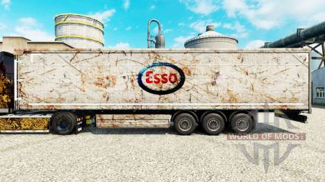 La piel de la Esso en semi para Euro Truck Simulator 2