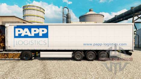 La piel de la Papp de Logística para remolques para Euro Truck Simulator 2