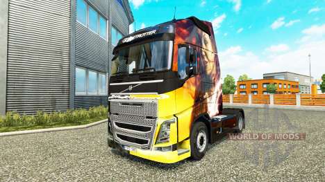 La piel de los Momentos Mágicos de Volvo trucks para Euro Truck Simulator 2