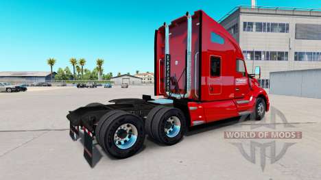 Скин Caballero de Transporte на Kenworth T680 para American Truck Simulator