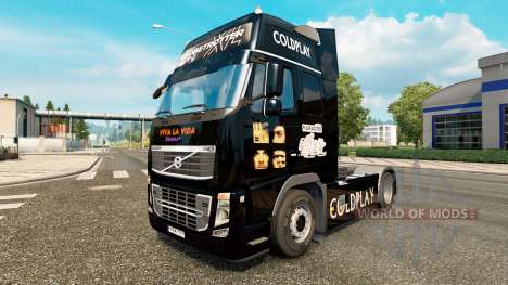 Coldplay piel para camiones Volvo para Euro Truck Simulator 2