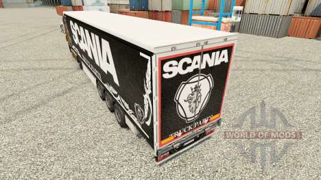 La piel Scania Truck Partes de la oscuridad a la para Euro Truck Simulator 2