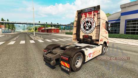 Piel sangrienta para camiones Volvo para Euro Truck Simulator 2