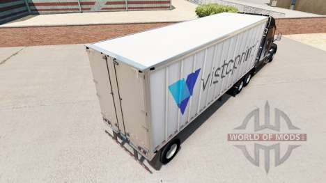 La piel de Vistaprint en un pequeño remolque para American Truck Simulator