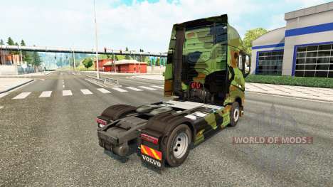 De camuflaje de piel para camiones Volvo para Euro Truck Simulator 2