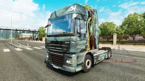 Zombie skin for DAF truck para Euro Truck Simulator 2
