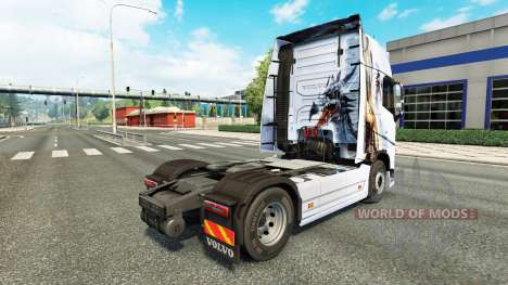 La piel Drache v1.1 tractor Volvo para Euro Truck Simulator 2