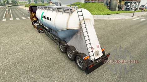 La piel Lafarge cemento semi-remolque para Euro Truck Simulator 2