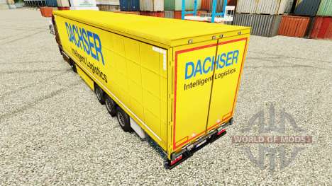 Dachser skin for trailers para Euro Truck Simulator 2