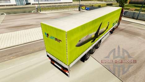 La piel Jin Aire para remolques para Euro Truck Simulator 2