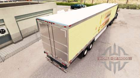 La piel de E & J Gallo Winery en el trailer exte para American Truck Simulator