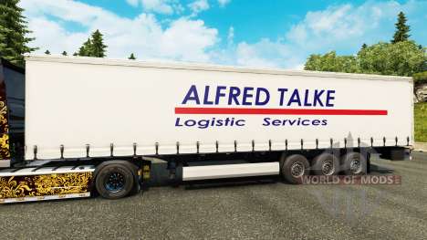 La piel Alfred Talke para remolques para Euro Truck Simulator 2