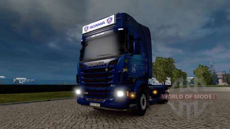 La publicidad caja de luz para Scania para Euro Truck Simulator 2