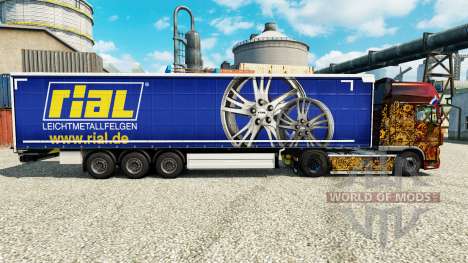 La piel Rial para remolques para Euro Truck Simulator 2