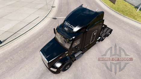 La piel Taylor Express camión Peterbilt 579 para American Truck Simulator