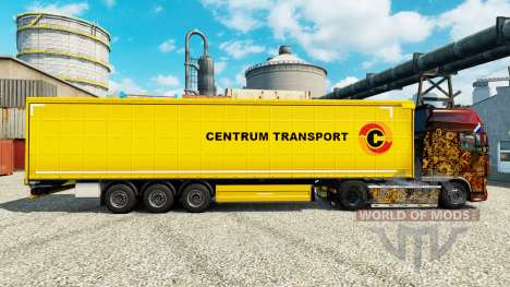La piel Centrum de Transporte en semi-remolques para Euro Truck Simulator 2