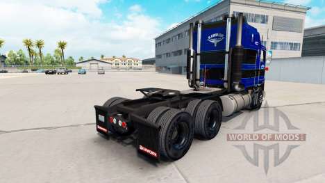 La piel en Cuero Trucking LLC tractocamión Kenwo para American Truck Simulator