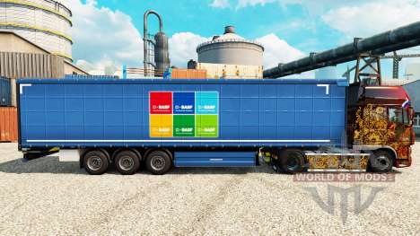 La piel BASF Societas Europaea en semi para Euro Truck Simulator 2