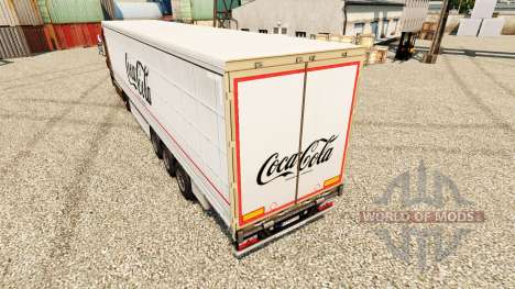 La piel de Coca-Cola semi para Euro Truck Simulator 2