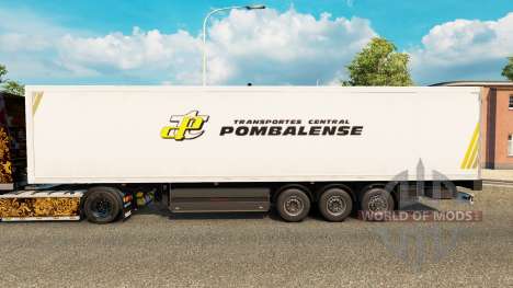 La piel Pombalense para remolques para Euro Truck Simulator 2
