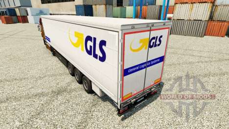 La piel GLS para remolques para Euro Truck Simulator 2