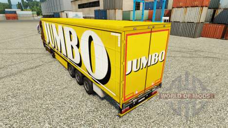 La piel en Jumbo remolques para Euro Truck Simulator 2