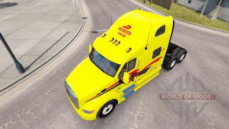 La piel Decker en el tractor Peterbilt 387 para American Truck Simulator