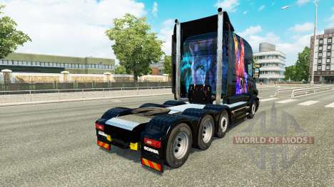Lobo de la piel v2 para Scania camión T para Euro Truck Simulator 2