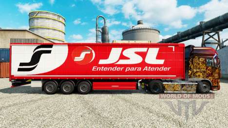 JSL piel para remolques para Euro Truck Simulator 2