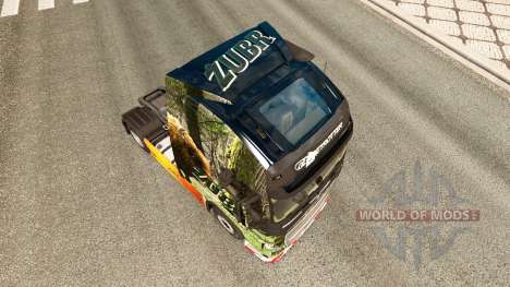 Zubr de la piel para camiones Volvo para Euro Truck Simulator 2