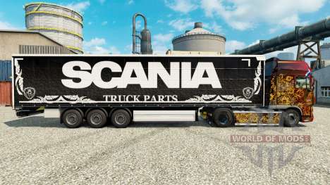 La piel Scania Truck Partes de la oscuridad a la para Euro Truck Simulator 2