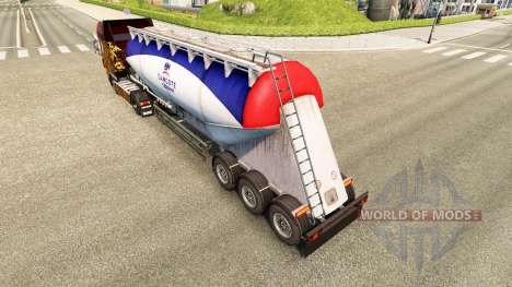 La piel Dangote cemento el Cemento semi-remolque para Euro Truck Simulator 2