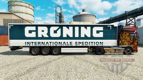 La piel Groening para remolques para Euro Truck Simulator 2