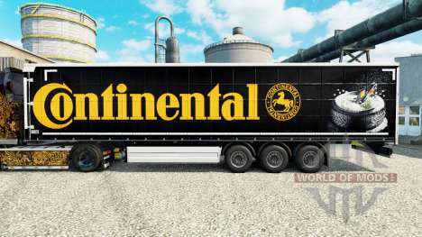 La piel Continental para semi-remolques para Euro Truck Simulator 2