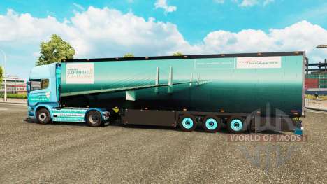 Semitrailer el refrigerador Schmitz Siemens para Euro Truck Simulator 2