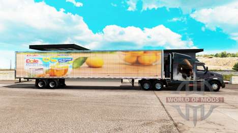 Dole piel trailer extendido para American Truck Simulator