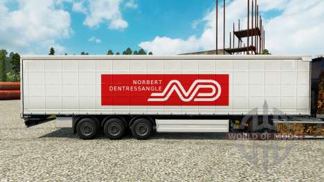 Norbert Dentressangle de la piel para remolques para Euro Truck Simulator 2
