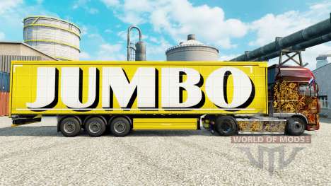 La piel en Jumbo remolques para Euro Truck Simulator 2