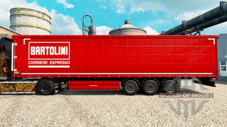 La piel Bartolini en semi para Euro Truck Simulator 2