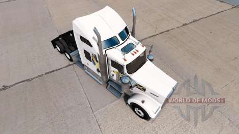 La piel de Escocia en el camión Kenworth W900 para American Truck Simulator