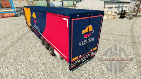 La piel de Repsol para remolques para Euro Truck Simulator 2