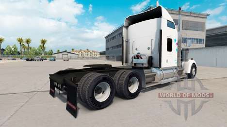Скин FedEx Custom Critical на Kenworth W900 para American Truck Simulator
