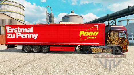 La piel de Penny Markt en semi para Euro Truck Simulator 2