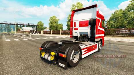 Metálico de la piel para DAF camión para Euro Truck Simulator 2
